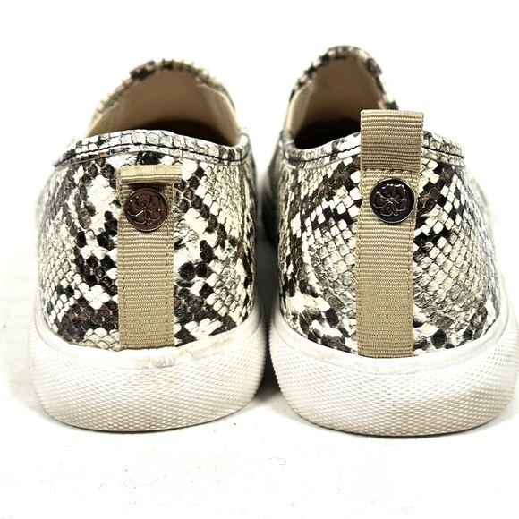 Tommy Bahama Faux Snakeskin Slip-On Sneakers Neutral Casualcore Size 10 Resort - Picture 8 of 12
